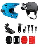 Kit completo: el kit completo 9 en 1 con soporte para casco te permite disparar mientras estás en movimiento.