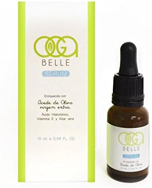 OGABELLE Anti Ageing Serum for Face and Skin with Hyaluronic Acid, Extra Virgin Olive Oil, Vitamin E and Aloe Vera