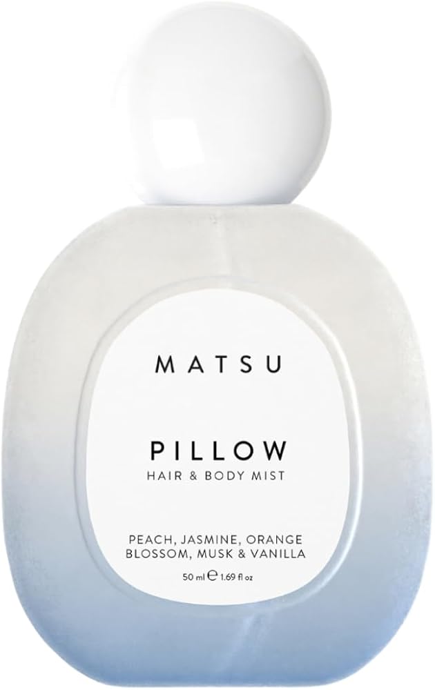 MATSU Pillow Saç ve Vücut Misti Beyaz Misk & Soft Çiçeksi Notalar Dingin ve Saf Konfor 50 ml