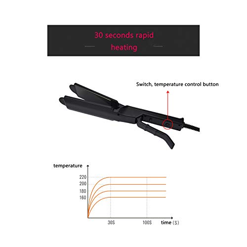 LiKin Hair Straightener Four-speed Thermostat Straight Hair Splint Hairdressing Tool Straight Clip Does Not Hurt Hair Straightener