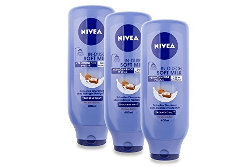 Nivea In-Dusch Verwöhnende Soft Milk, 3er Pack (3 x 400 ml) - 3