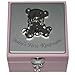 Baby Girl Pink Wooden Keepsake Box Christening Gift