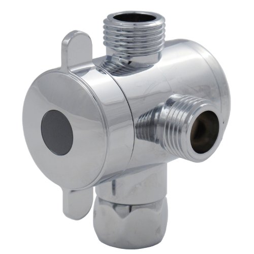 Kirchhoff 90115 4 Pure Rain Umsteller für Duschsystem 1/2 Zoll, Farbe chrom