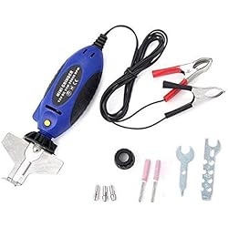 MXECO 12 V DC Tronçonneuse Ponceuse Tronçonneuse Ponceuse électrique Ponceuse à chaîne Ponceuse électrique manuelle Bleu