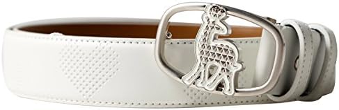 SVG Women's Elegant Leather Golf Belt Ladies Ivory Leather Belt