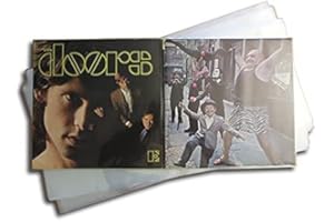 CUIDATUMUSICA Fundas para Discos de Vinilo LP con Carpeta Abierta Tipo Cristal/Ref. 1430