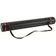 simpa Plastic Black Large Drawing Tube Extendable 65-105cm fits Posters Artwork Documents Upto A1 Size. Max Load 8KG
