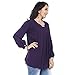 Go.4.it Women's Pleated Top (XXXX-Large, Purple)