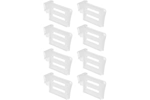 VQEOEOT Separadores para frigorífico, 8 piezas divisor refrigerador,almacenamiento para refrigerador, soportes ajustables para botellas refrigerador, mantiene el refrigerador ordenado para hogar