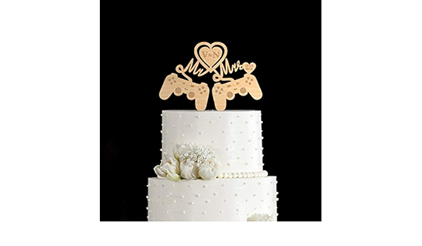 Decoration De Gateau De Mariage Jeu Video Geek Amazon Fr Cuisine Et Maison