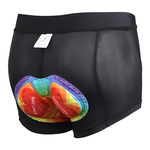 SKYSPER Culote Calzoncillos Ropa Interior Ciclismo para Mujeres Pantalones de Clismo Bicicleta Gel Acolchado Transpirable Secado Rápido