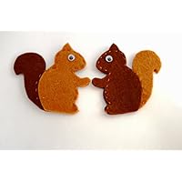 écureuil marionnette à doigts pour éveil d'enfant