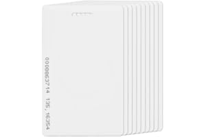 BICAQUU Scheda Di Accesso Di Prossimità, 10 Tessera Scrivibile Da 10 Pezzi Scheda Di Prossimità Riscrivibile 125khz Scheda Di Accesso Scrivibile Rfid Scheda Di Accesso Spessa Per Il Controllo Della Porta Di