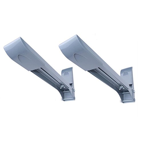 Maclean MC-607 Mikrowellenhalter Mikrowellenhalterung Griff Mikrowelle (bis 35 kg, ausziehbar, inkl. komplettem Montagematerial) silber - 2