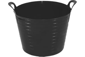 Easy Shopping® 45 Litre Large Flexi Tub Multipurpose Storage Solution for Home Garden Flexible Plastic Rubber Container Bucke