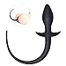 Produktbild Utimi Analplug mit Hund Schwanz Butt Plug Cosplay Rollenspiel Fetisch Schwarz Prostata Massage Fuchsschwanz