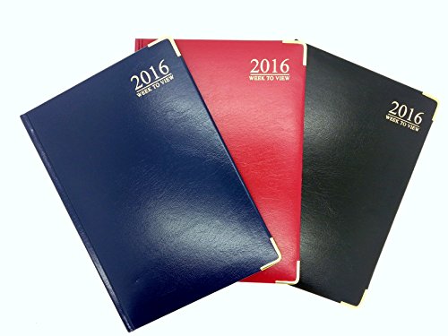 Download 2017 One Week To View A5 desk Diary - Assorted Colours