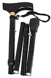 Folding Aluminium Winter Walking Stick for Snow, Ice & Mud