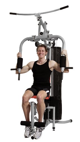Christopeit Multistation Fitness-Station SP 20 XL, schwarz/weiß/rot, 145 x 115 x 200 cm, 1386 - 2