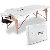 Voit 55003 White Bag Shaped Foldable Massage Table Case Gift