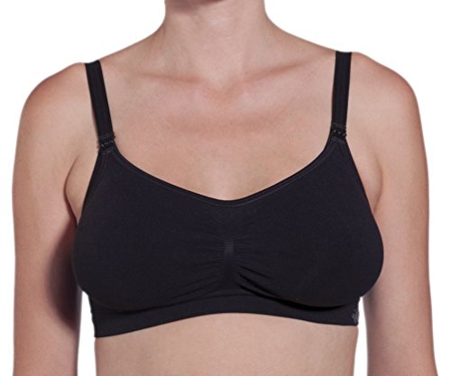 Cantaloop Nursing Bra (Small, Black)