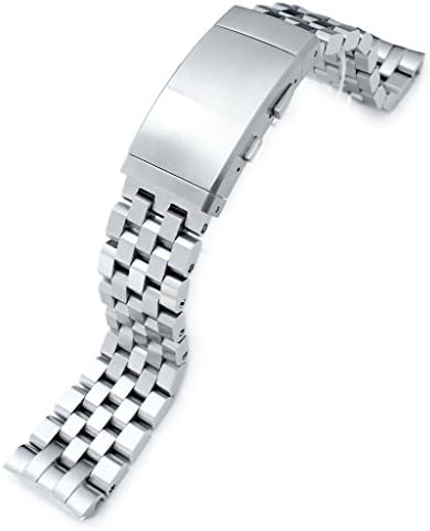 22mm Super Engineer II 316L SS Watch Bracelet for Seiko New Turtles SRP777 &amp; SRPA21, Ratchet Buckle