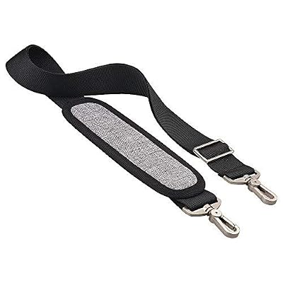 Qishare Remplacement pour bandoulière en métal Souple (Gris, 133cm)