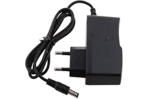 CABLEPELADO Alimentador 3V 2A, Adaptador de Corriente, Fuente de Alimentación, Cargador de Pared, Conector DC 5.5 x 2.1 mm, Negro