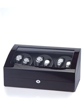 Uhrenbeweger Eleganza 6 Uhren Ebony Wurzelholz