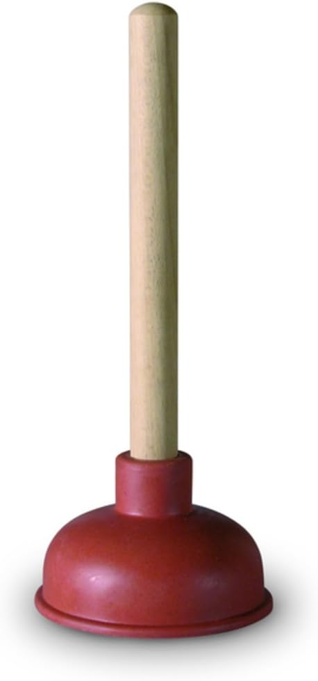 Anzapack 853914S - Desatascador De Goma Con Mango De Madera