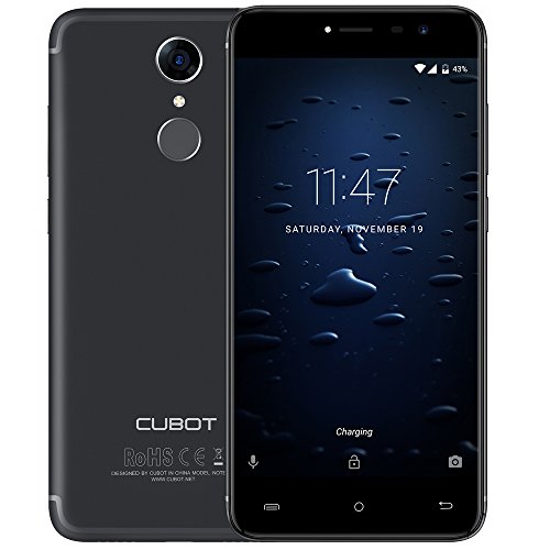 CUBOT Note Plus Smartphone 4G FDD-LTE Android 7.0 5.2 Pollici MTK6737T 1.5GHz Quad Core 3GB RAM+32GB ROM Macchine Fotografiche 16+16MP Batteria 2800mAh Notifica Impronta Digitale
