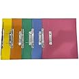 Spring File Folder for A4 Documents Filing - 5 Pcs Pack MULTIOLOUR