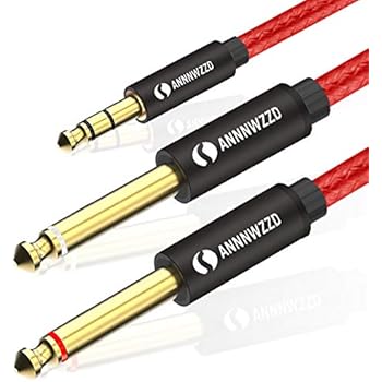 Adaptateur Jack 6,35 Mm Stéréo Femelle Vers Mono Mâle