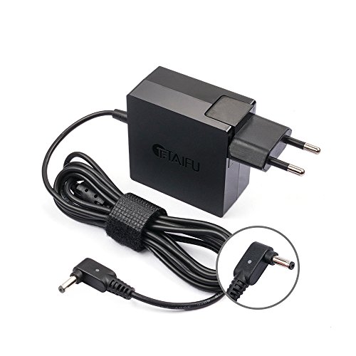 détail TAIFU 65W Alimentation Chargeur Adaptateur Secteur PC Portable pour Asus X540 X540S X540L X540SA X540LA X553M X553MA K200MA K553MA; Asus Zenbook Ux32vc Ux32vd Ux32vs; Chromebook C300 C200 C300M; Zenbook UX301LA UX302 Ux301 Ux303 UX303LA UX303LN UX305 U38CA U38N U38DT; Transformer Book Flip T300 T300LA TP500 TP500LA TP550 TP550LA TP550LD Trio TX201, TX201LA Ultrabook Tablet PC Laptop Adaptor ADP-65AW A,AD890326,ADP-65GD B,N65W-01,N65W-02,PA-1650-67; Vivobook Q200e S200 S200e 19V 3,42A