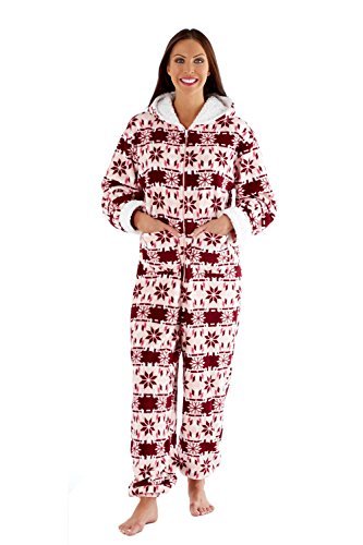 Preisvergleich Produktbild Damen Erwachsenenstrampler,Ganzkörper Schlafanzug für Erwachsene, Schlafoverall, Onesie, Jumpsuit, Hausanzug,Pyjama Overall