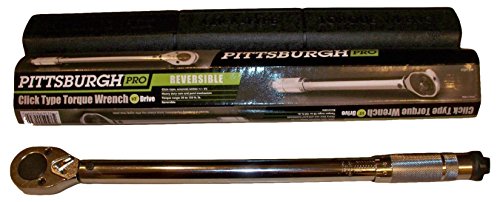 Pittsburgh Pro fessional 1/2" Drive Click Stop Torque Wrench