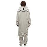 dressfan Unisex Adult Kinder Tier Pyjamas Grau Koala Cosplay Kostüm - 