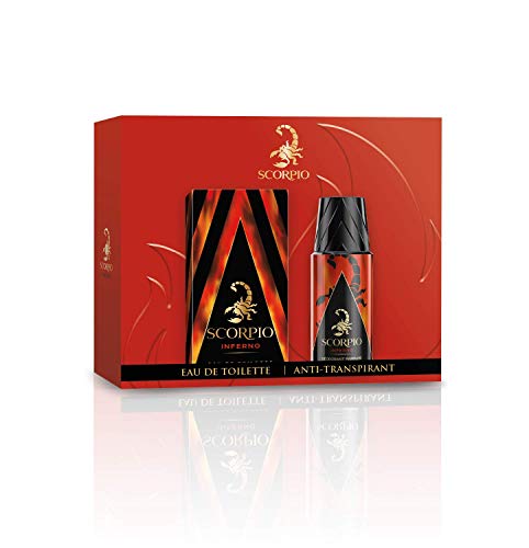 Escorpio cuadro Inferno 2 productos Eau de Toilette botella ml 75 / atomizador Desodorante 150 ml