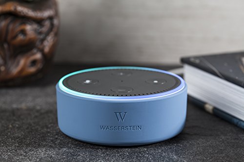 Preisvergleich Produktbild Echo Dot Silicone Skin by Wasserstein (1 Pack, Hellblau)