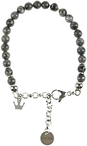 d Este bracelet agata grigia grey