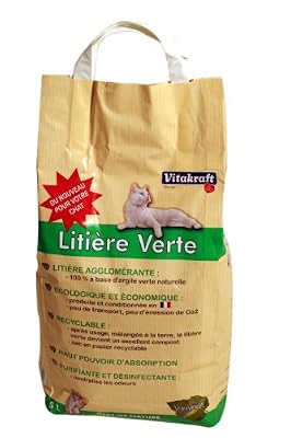 Vitakraft - Litière Pour Chats - Litière Verte - 4.4 Kg