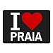 Produktbild Mousepad Classic I Love Praia schwarz