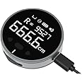 DHRUVPRO Mini Ruler Rechargeable Rolling Digital Tape Measure Portable Multifunctional Rangefinder Arc Curve Volume Craftsmen,Tailor Scale Clothing Sewing Soft Ruler Measuring Tools