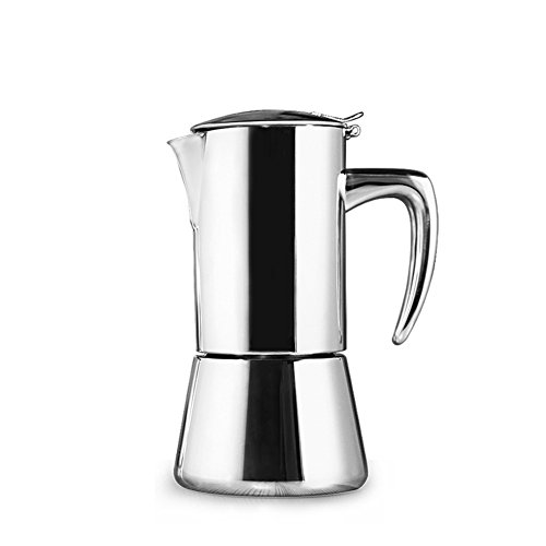 spécifications acier inoxydable Style européen Moka Argenté café pot-A
