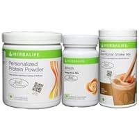 Herbalife Weight Loss Package - 750 g (Formula1 - Chocolate, Personalized Protein Powder, Afresh - Cinnamon)