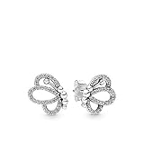 pendientes pandora mariposa Pendientes Plata Pandora Silueta Mariposas 297912CZ (297912CZ)