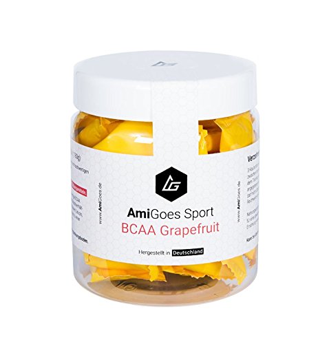 Preisvergleich Produktbild AmiGoes BCAA Kaubonbon Grapefruit