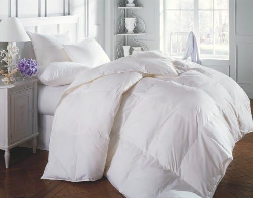 Down Alternative Comforter Duvet Insert King White Solid - Hypoallergenic, Plush Siliconized Fiberfill, Box Stitched Exclusively by Philly Linens