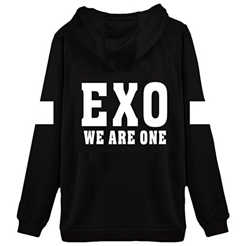 Partiss Unisex EXO Hoodie Numbers Print Coat,Chinese M,EXO