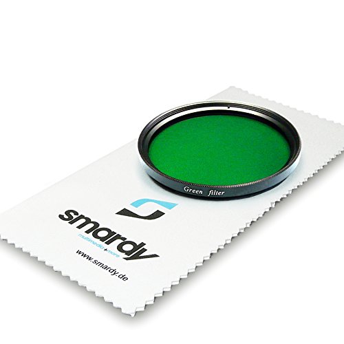 smardy Filtre color   vert Filtre couleur 67mm pour Canon EOS 40D   5D Mark III   60D   6D   7D   EOS 1D X - Nikon D5100   D5300   D7100   D90 - Olympus E-30 et plus   Chiffon de nettoyage microfibre